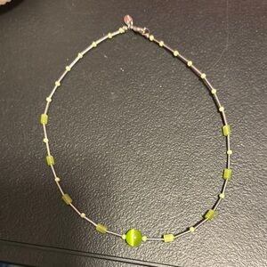 Lia Sophia Green Beaded Necklace